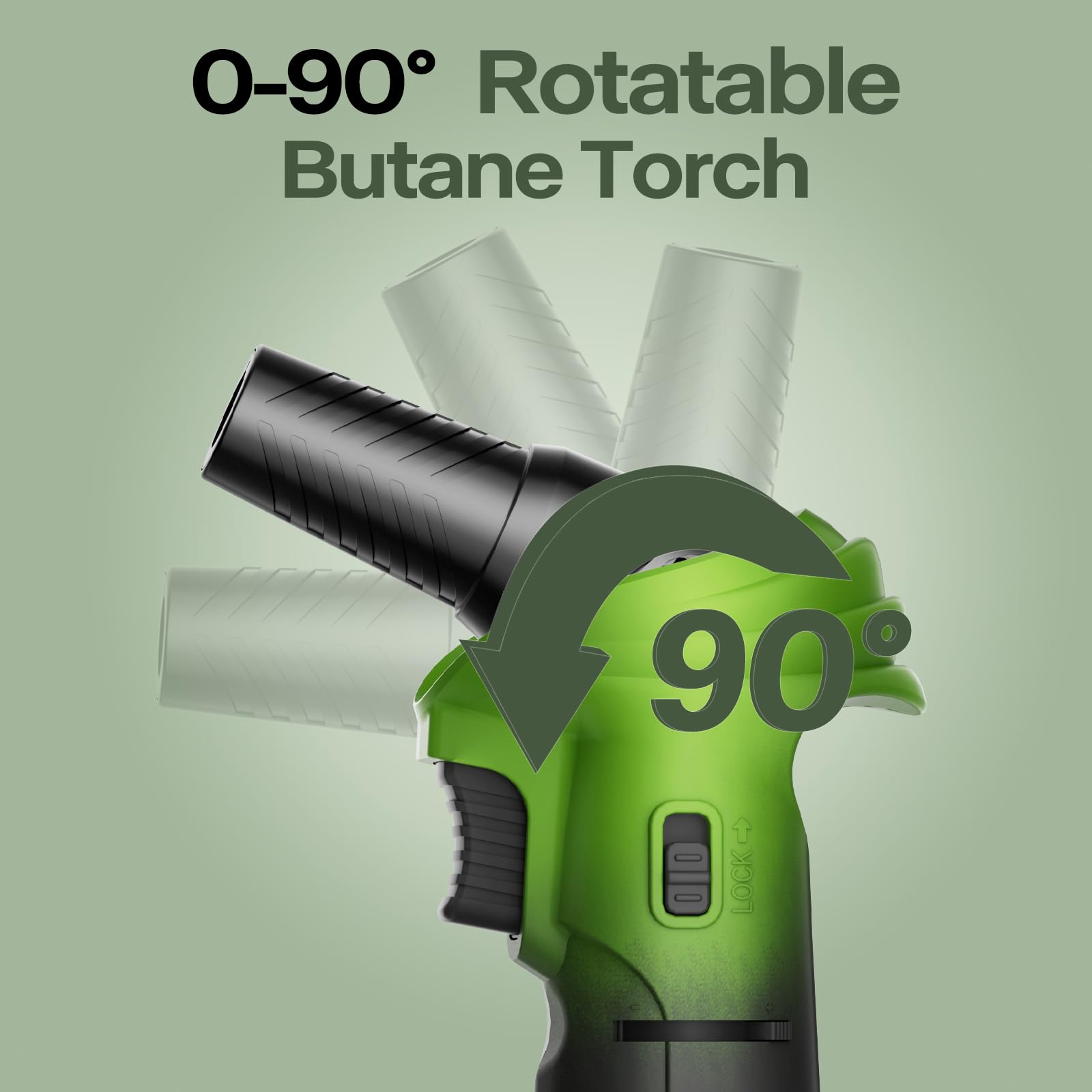 CoYlBod Butane Torch Piezo ignition system for quick, reliable starts.