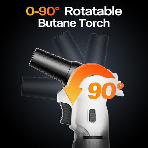CoYlBod torch with piezo ignition delivers quick, reliable ignition up to high temperatures.
