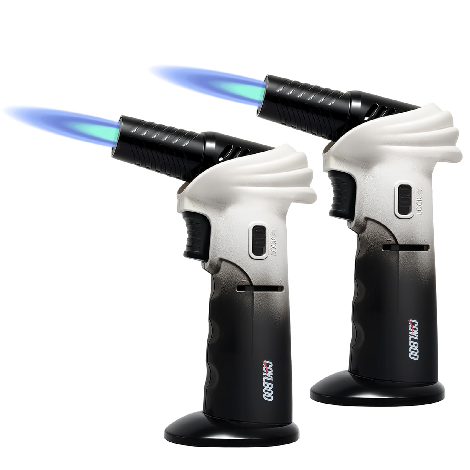 CoYlBod torch with rotatable head for versatile cooking and DIY.