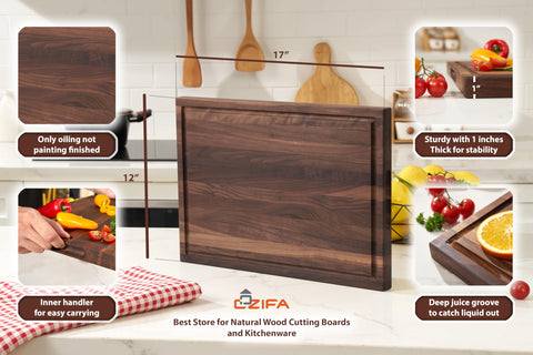 Cozifa knife-friendly surface protects blades while providing stable chopping