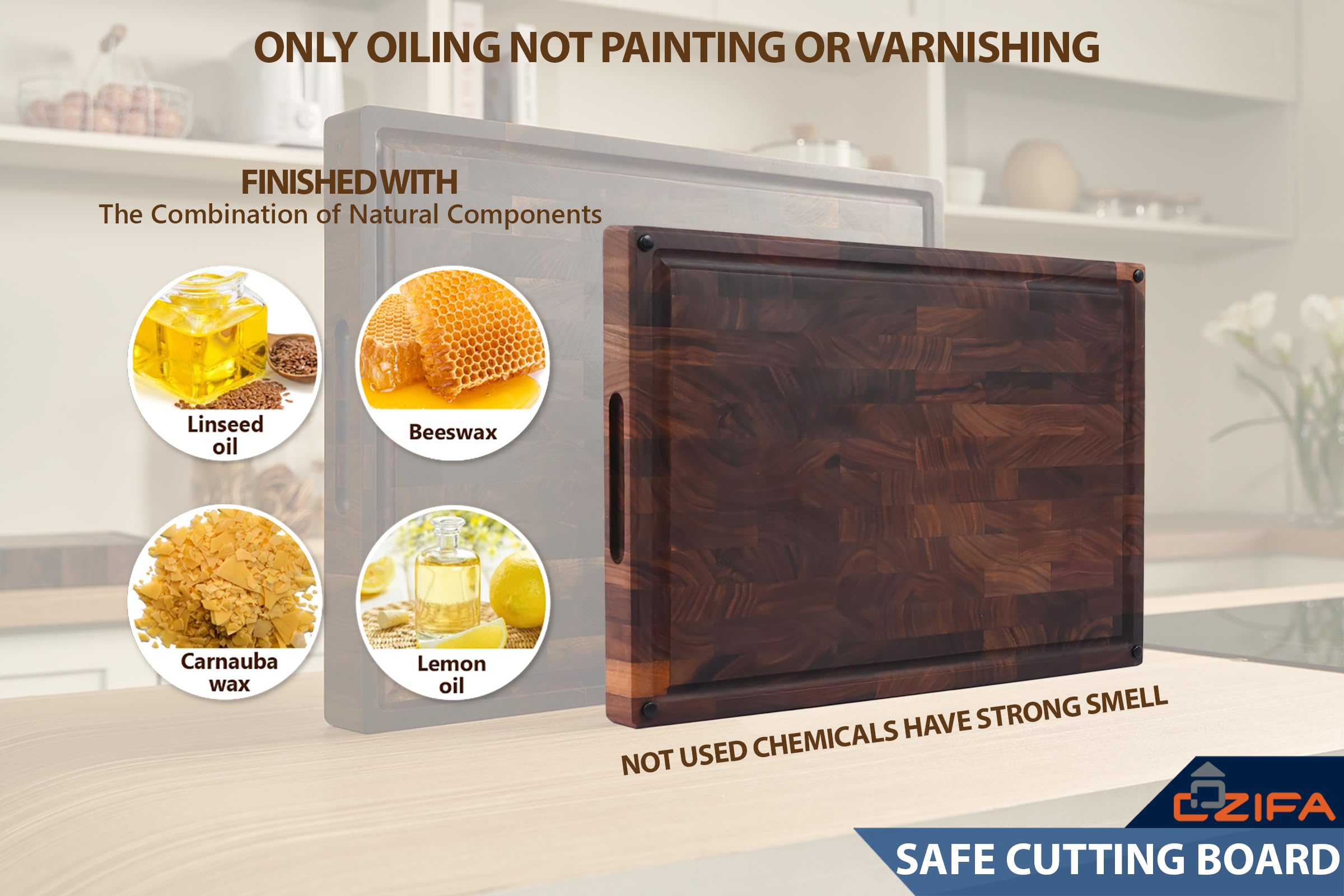 Cozifa reversible design doubles as prep and serving surface