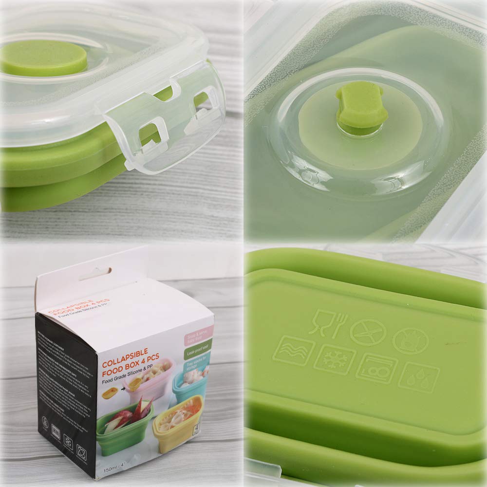 Cozihom transparent lid lets you see contents at a glance.