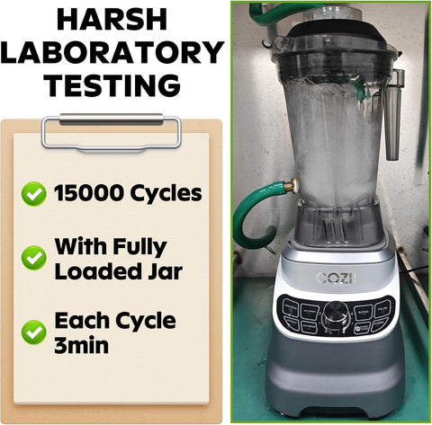 COZII powerful 2000-watt motor handles tough blending tasks.