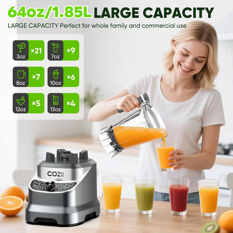 COZII to-go cup for portable blended drinks and easy transport.