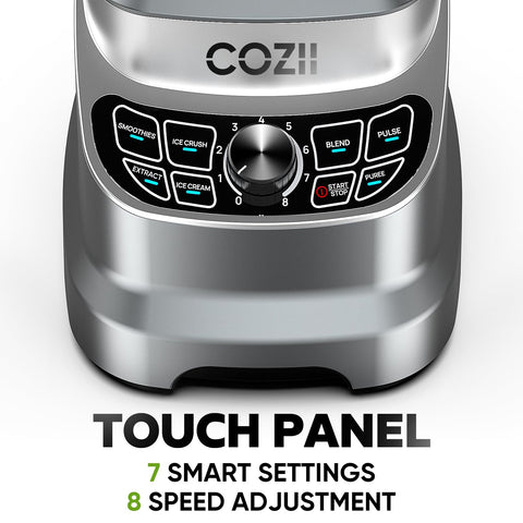 COZII touch panel enabling intuitive program selection.