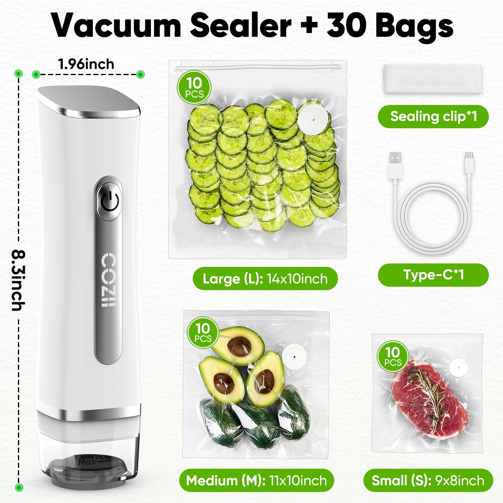 COZII compact design fits small kitchens and travel setups.