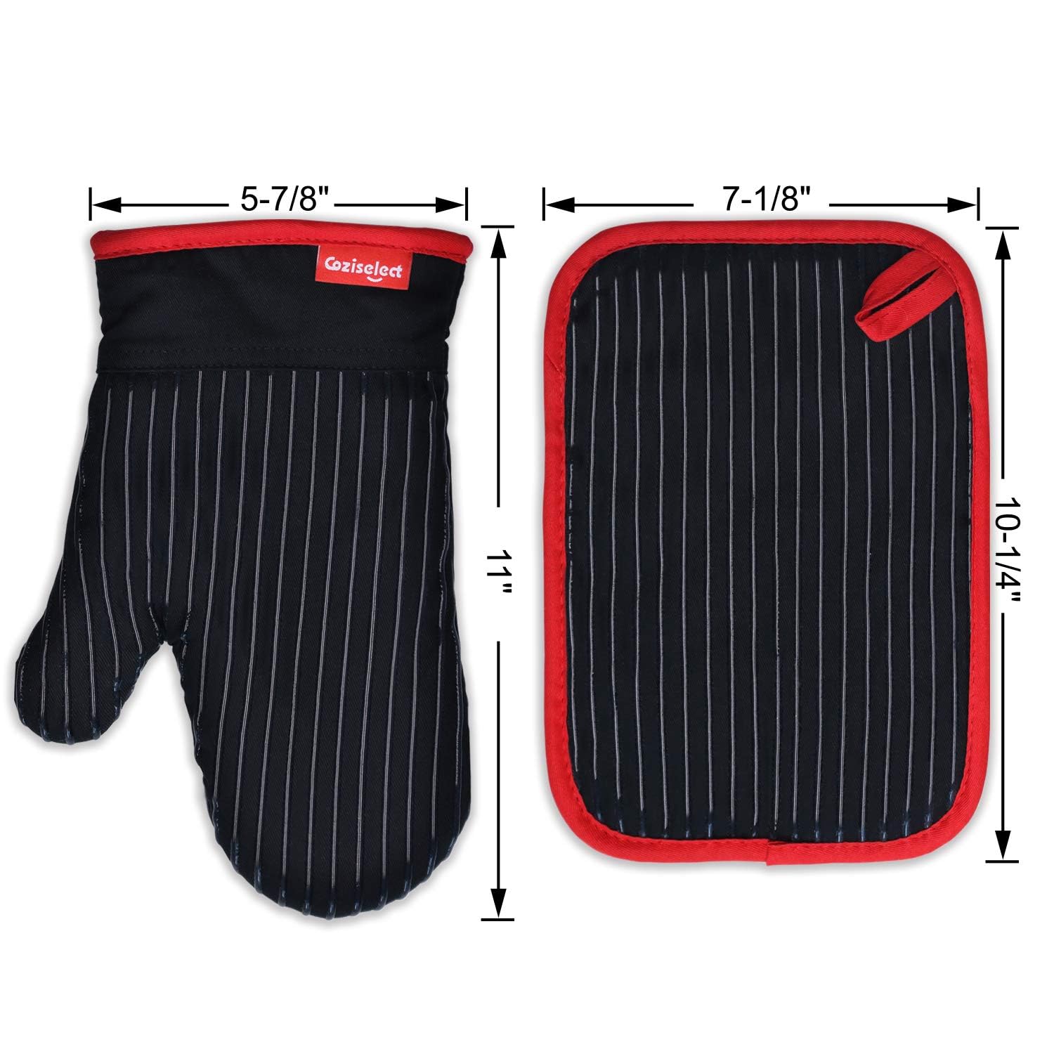Classic black Coziselect set suitable for any kitchen decor