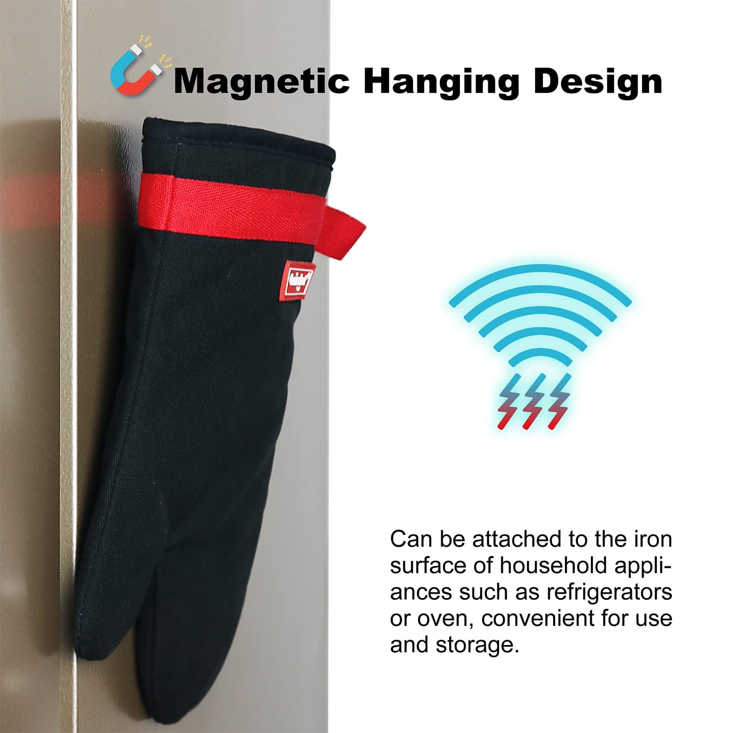Coziselect heat-resistant oven mitt up to 500F