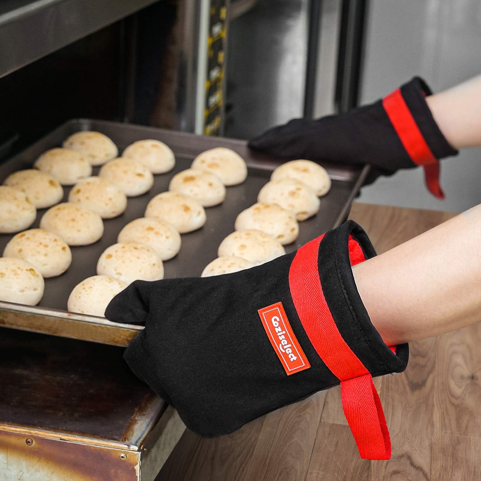 Coziselect versatile kitchen mitts for cooking, baking, grilling
