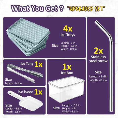 Cozy Kitchen Essentials ice bin with lid keeps ice fresh and organized