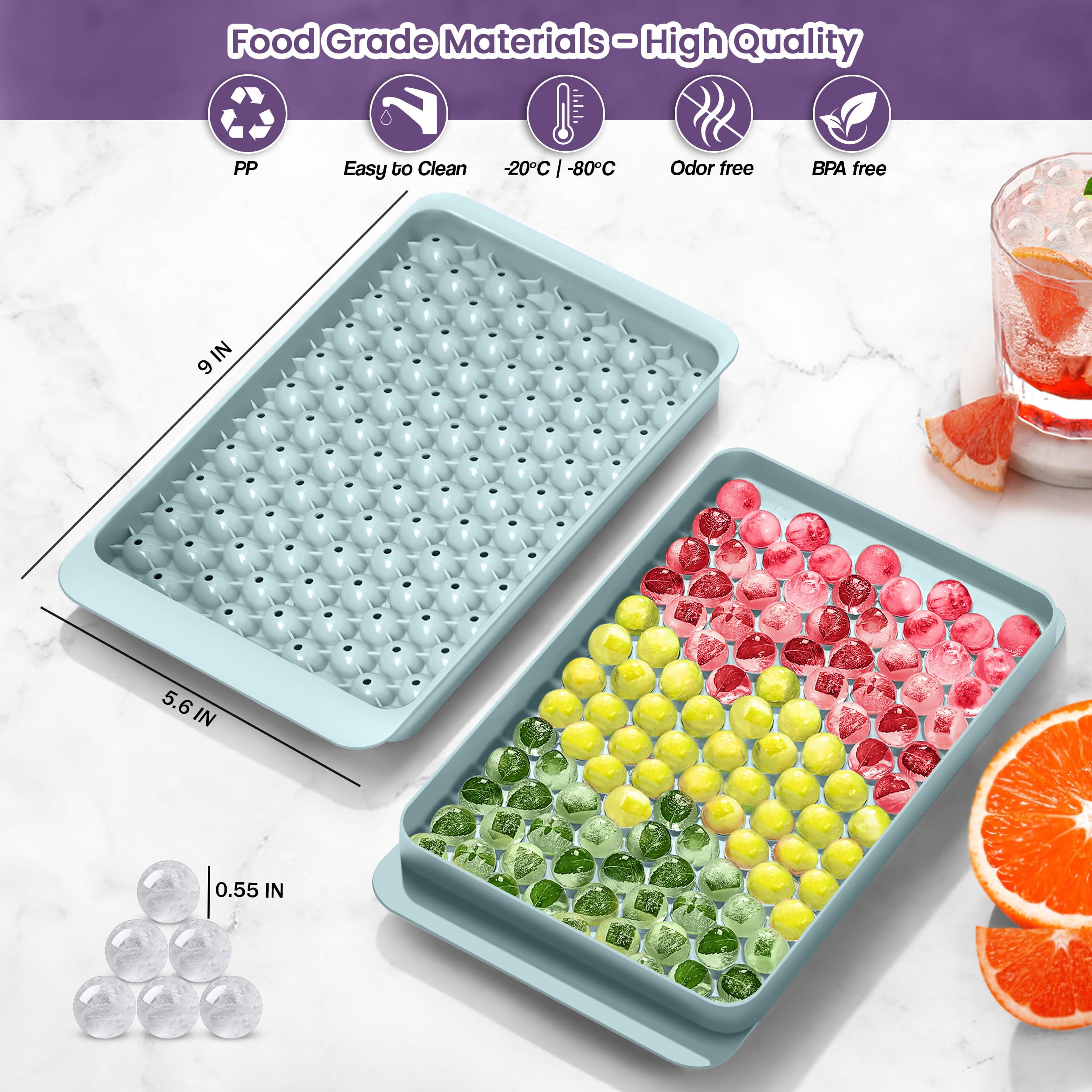 Cozy Kitchen Essentials nugget ice molds for flavored or fruit ice