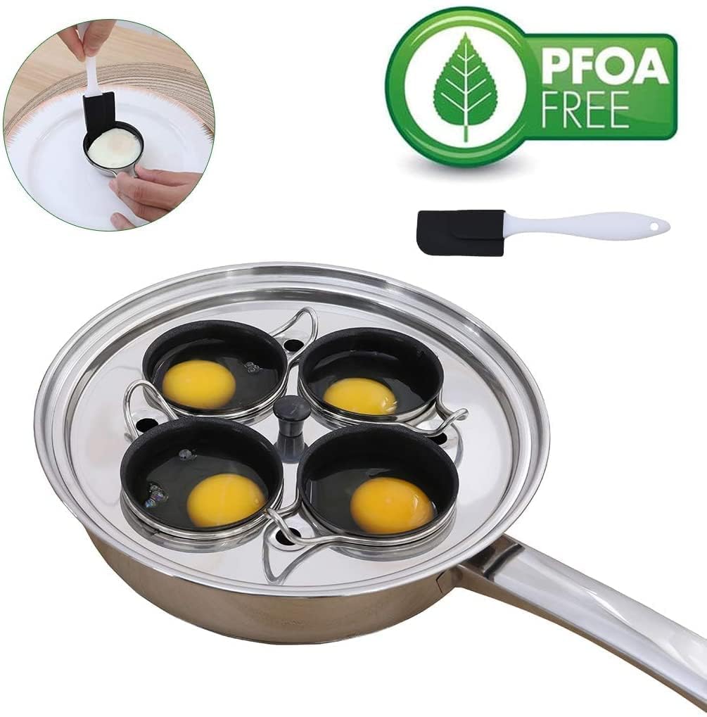 CozyKit 75ml nonstick cups promote easy egg release and simple cleanup
