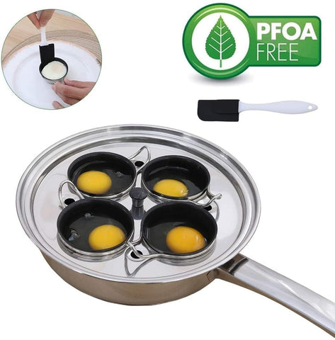 CozyKit 75ml nonstick cups promote easy egg release and simple cleanup
