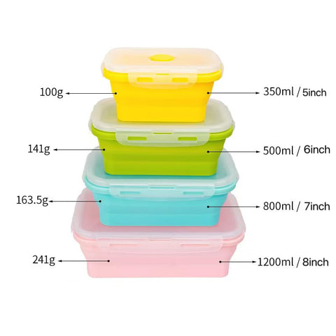 CozyKit 500ml collapsible container—mid-size storage for snacks and leftovers.