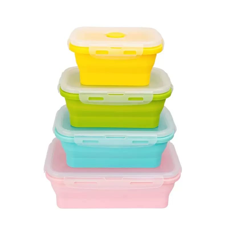 CozyKit stackable silicone containers—easy nesting to save cabinet space.