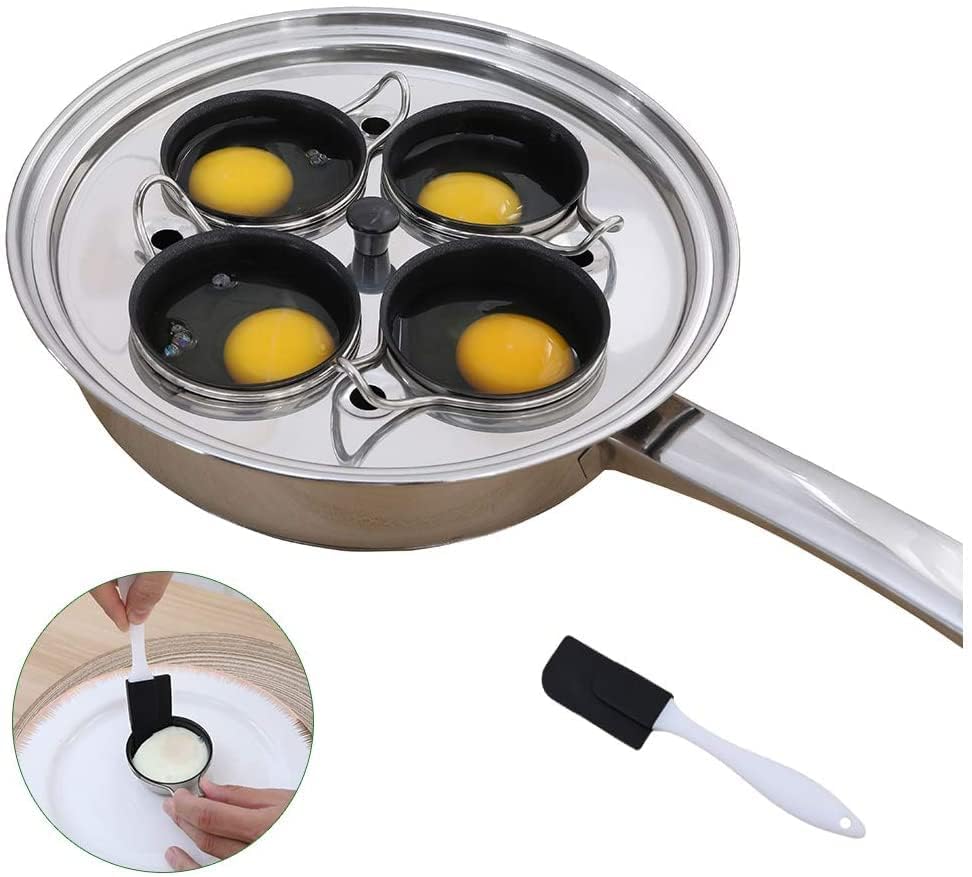 CozyKit stainless steel poacher pan induction-ready design ensures even heat distribution