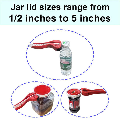 CozyLivn adjustable belt wraps around a large lid for secure leverage.