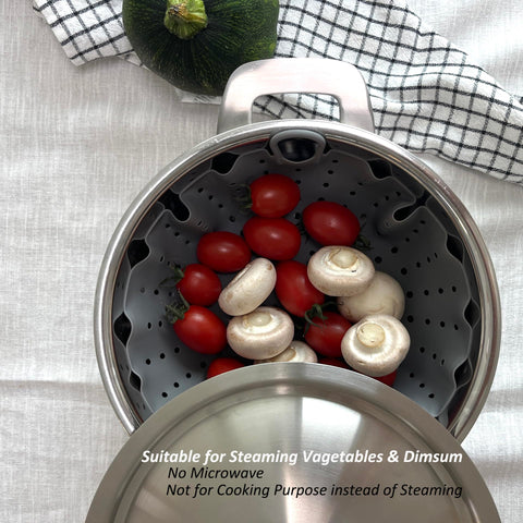 Cozymomdeco dishwasher-safe steamer cleans up easily.