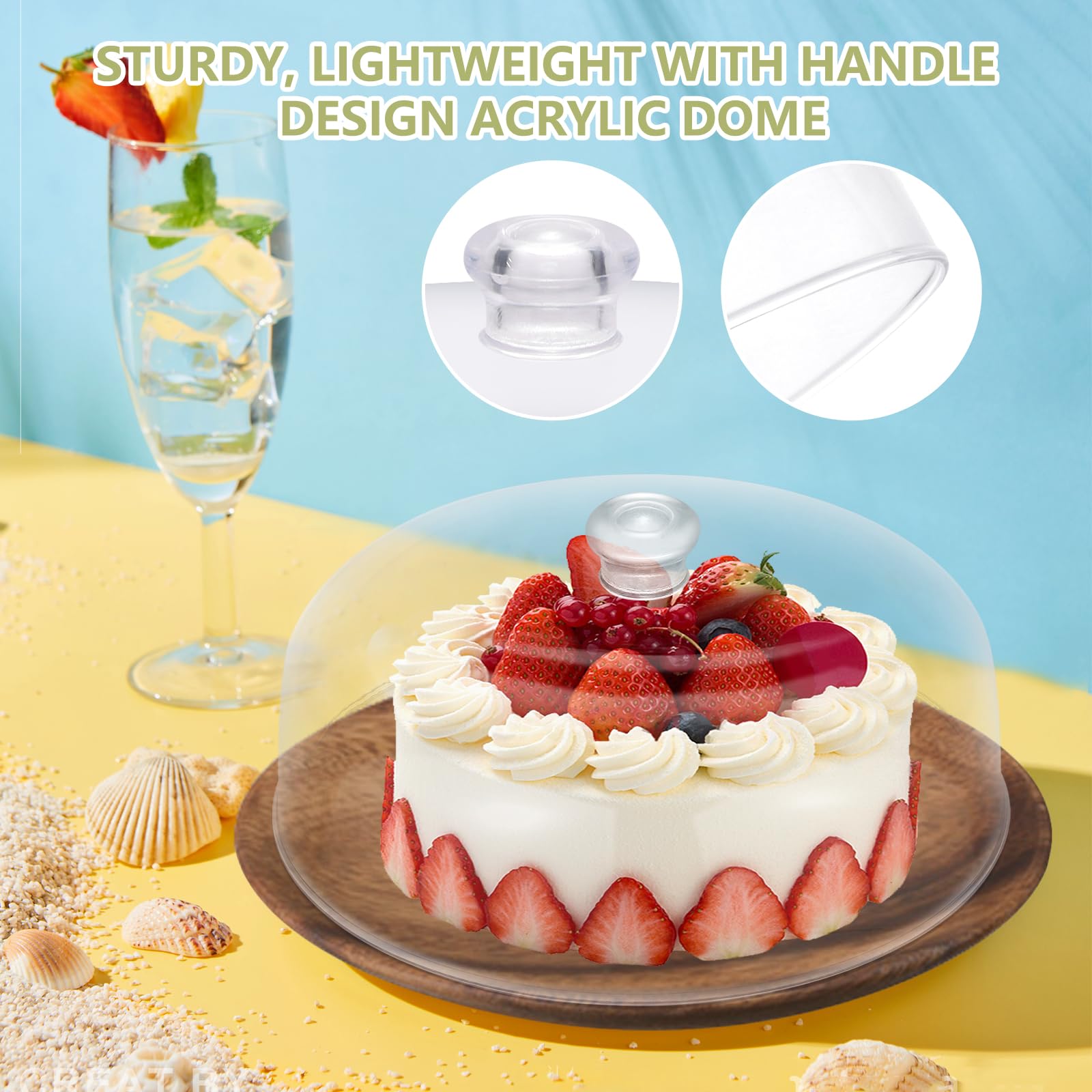 CozyState 11-inch lid with easy grip handle for lifting