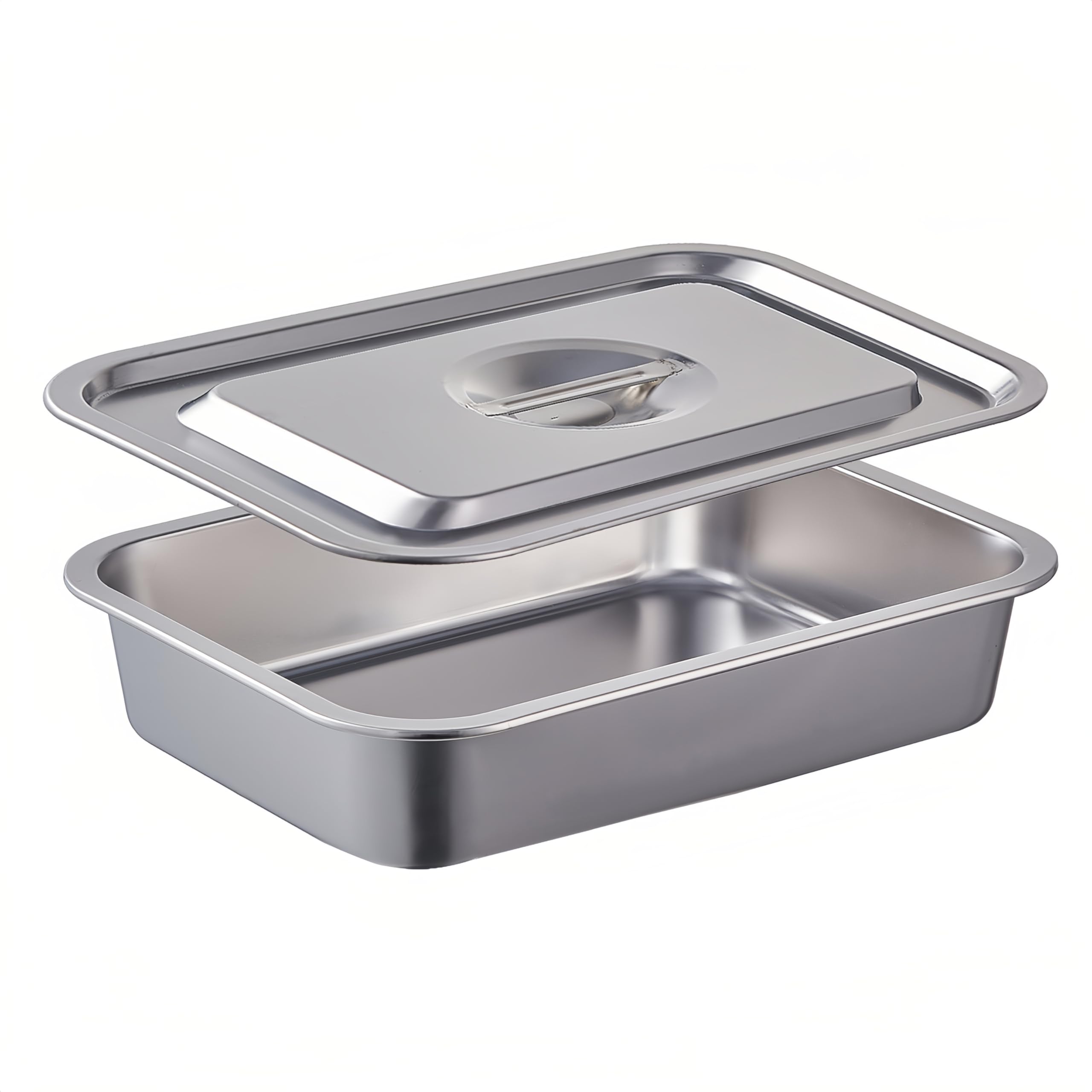 CozyState lasagna pan with lid, deep 4-inch design for layered casseroles and lasagna
