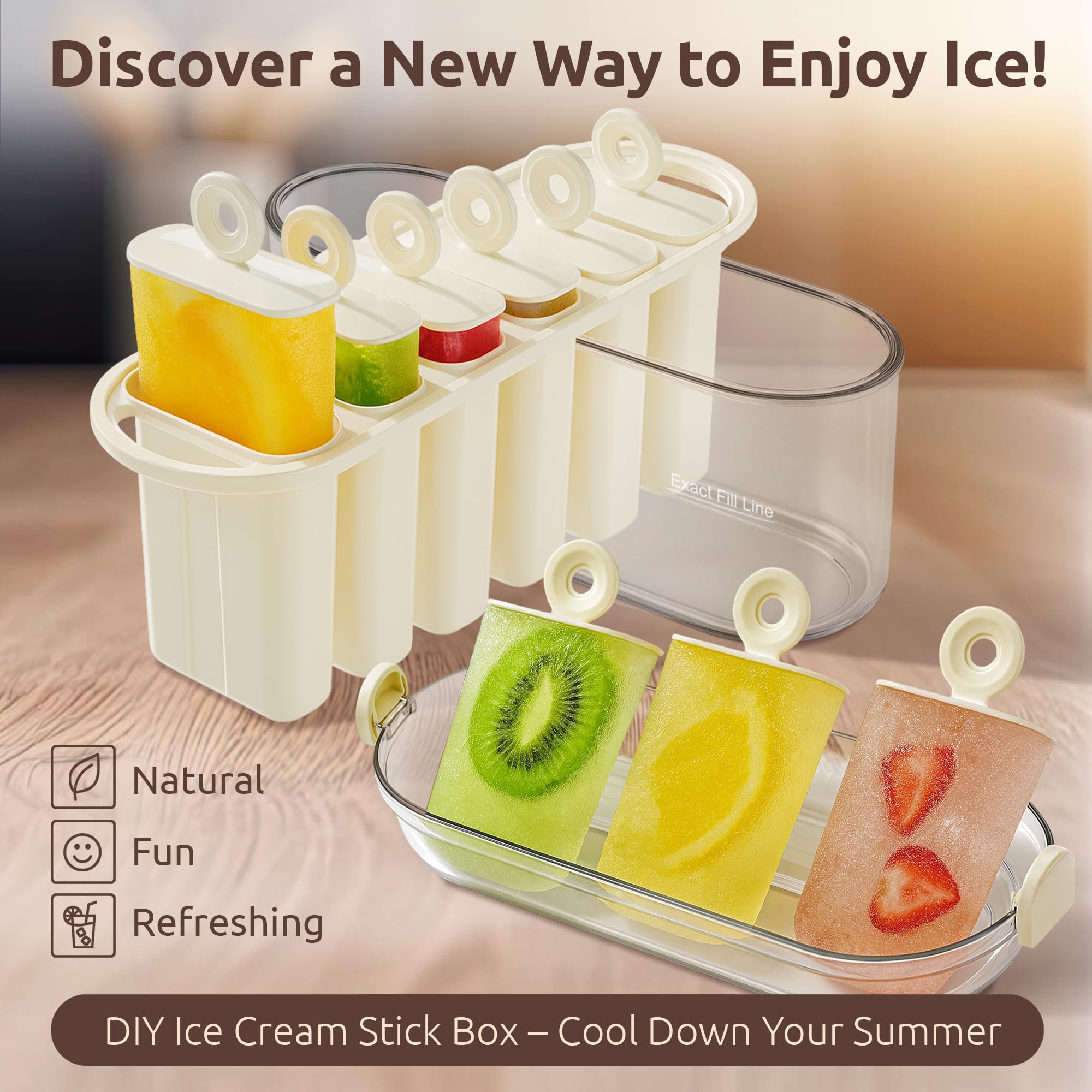 COZYTO Frozora AquaSix easy-release tray releases pops smoothly.