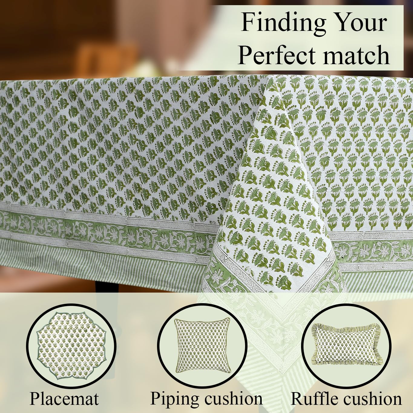 CPC Cotton Print Club natural cotton material for comfortable family meals
