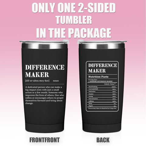 CQM Difference Maker insulated wall keeps beverages at temperature.