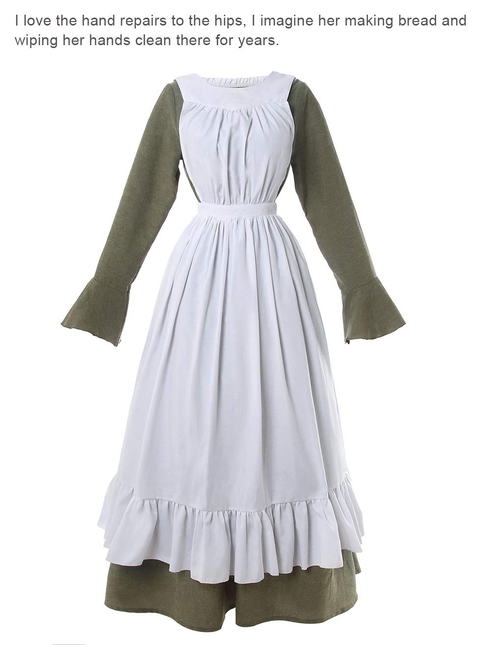 CR ROLECOS White Vintage Maid Apron packaged as a thoughtful gift.