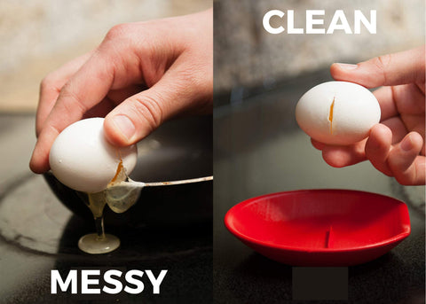 Crack'em Spoon-Rest 4-Inch-Wide holds utensils within reach.