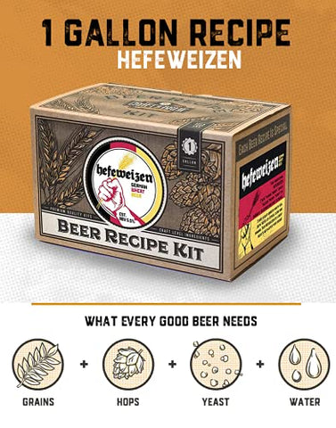 Craft A Brew Hefeweizen refill fermenter setup enabling easy home brewing.