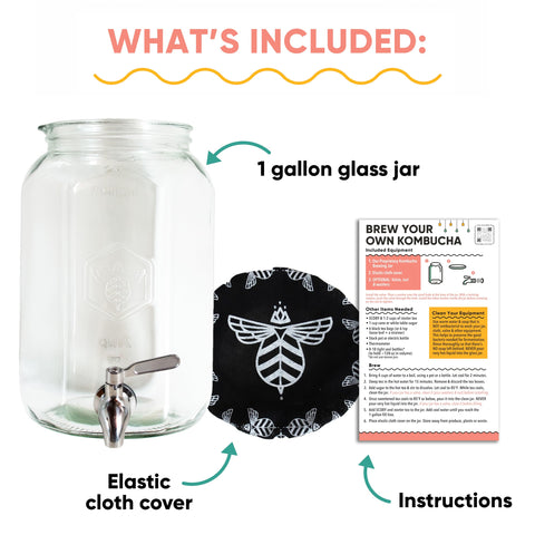 Craft A Brew hexagonal fermentation jar inspired by honeycomb design
