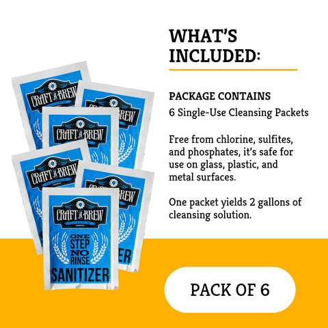 Craft A Brew pre-portioned 2-gallon usage setup for easy measurement.