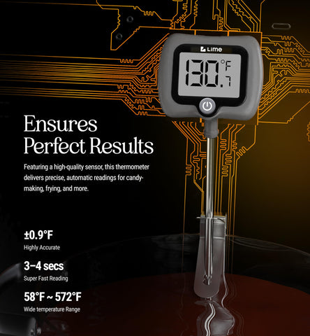 Craft911 durable stainless-steel probe resists breakage and leaks during use.