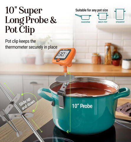Craft911 IP65 waterproof probe for safe washing under running water.