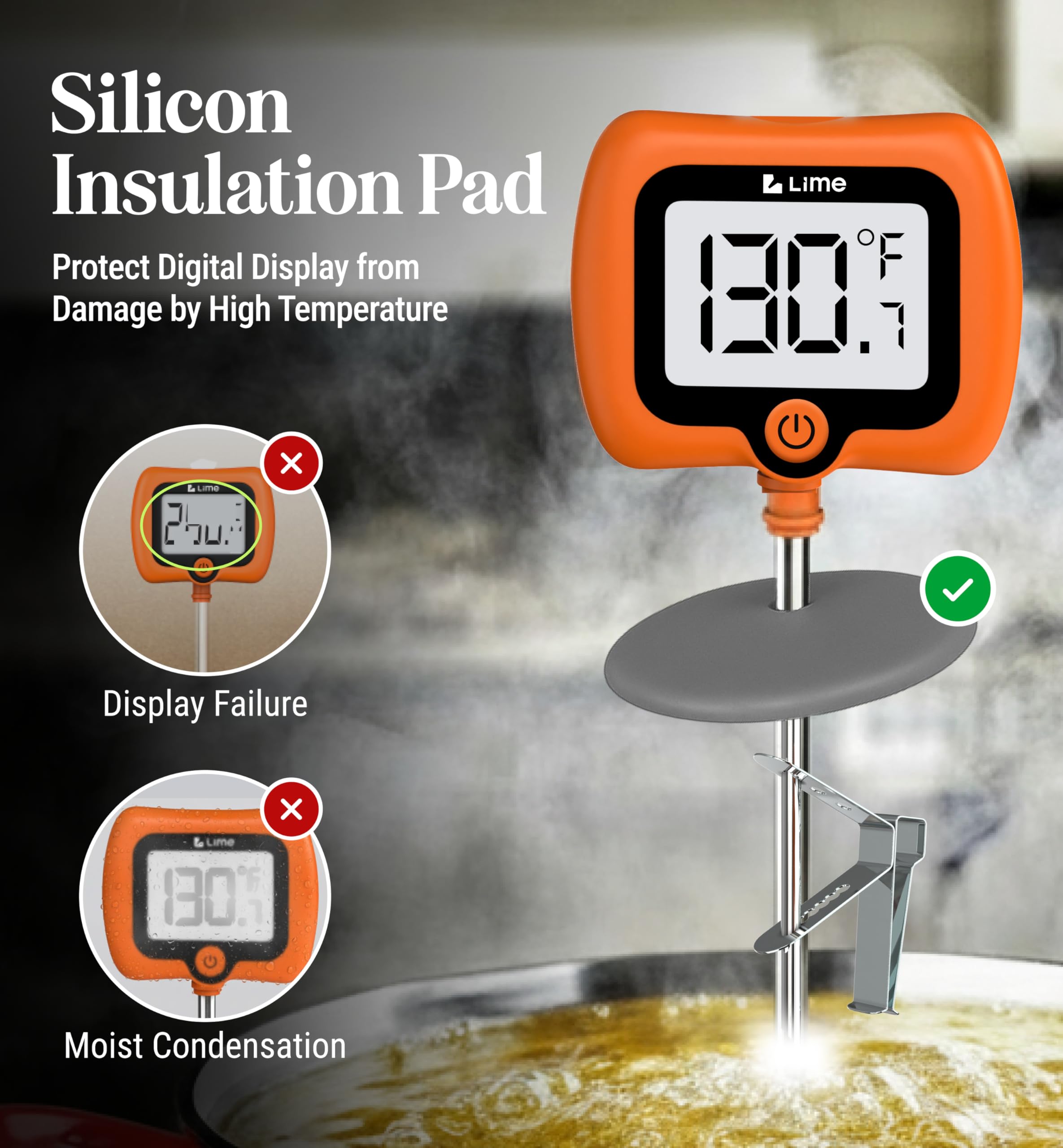 Craft911 NSF-certified thermometer for reliable kitchen performance.