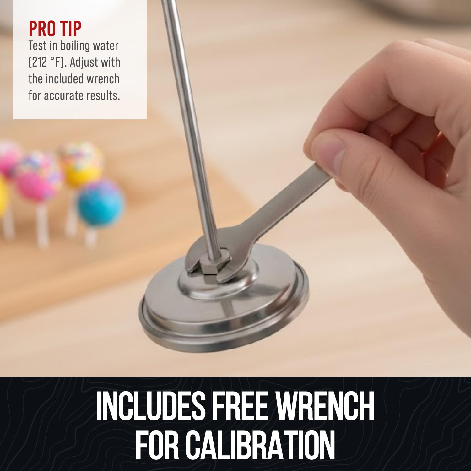Craft911 stainless steel 8-inch probe for durability and reliable readings.