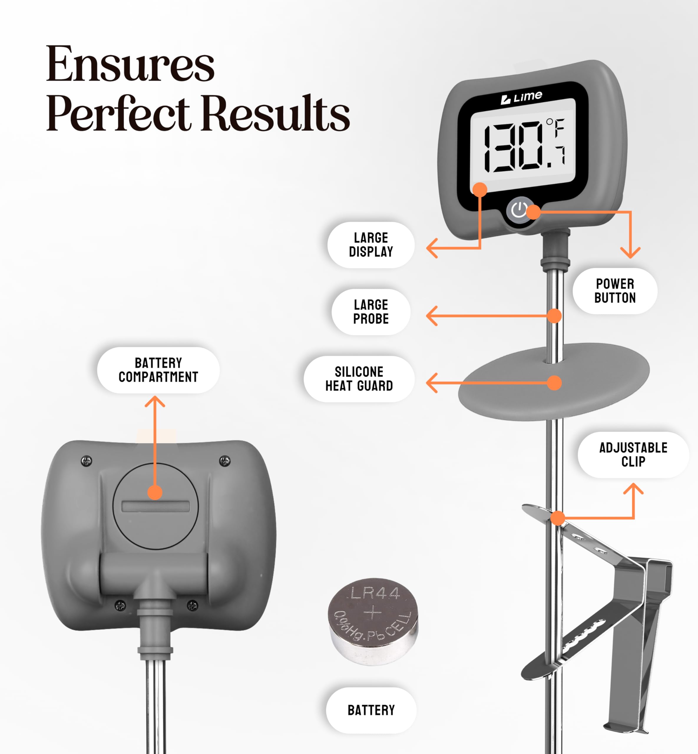 Craft911 wide temperature range from minus 58F to 572F supports diverse recipes.