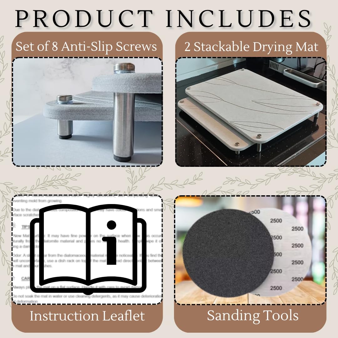 Crafty Witty mat with anti-slip feet for stable placement.