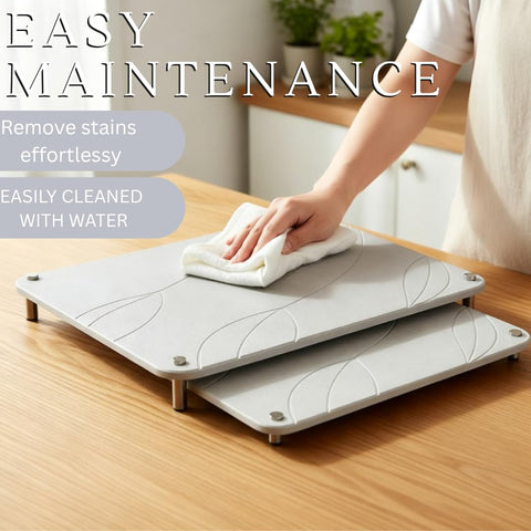 Crafty Witty easy-care mat, rinse, wipe, and air-dry after use.