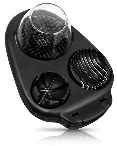 CraftyCrocodile Egg Slicer with 3-slice modes for even cuts