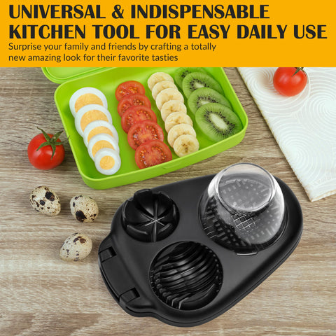 CraftyCrocodile Egg Slicer compact storage for small kitchens
