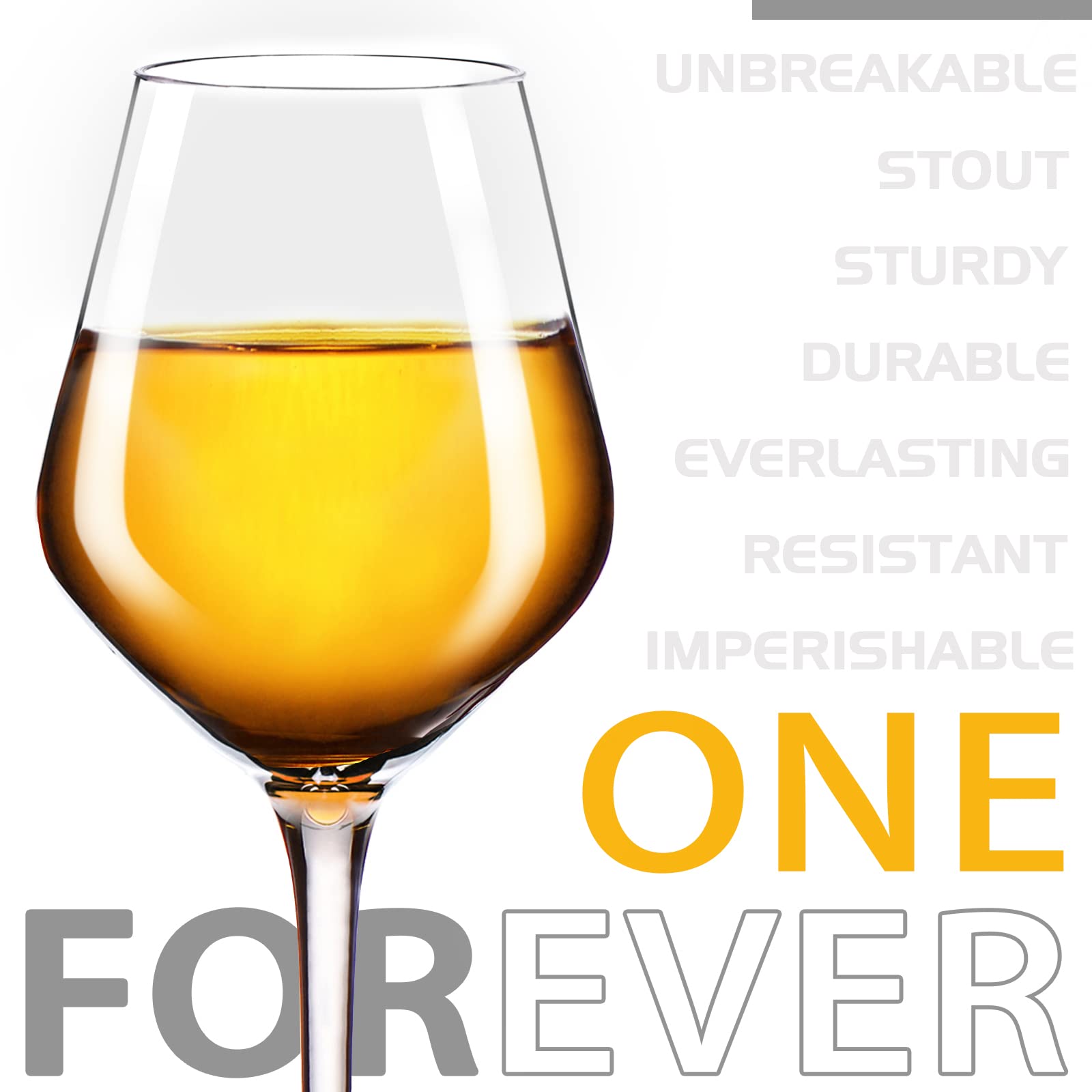 crayline BPA-free and dishwasher safe wine glasses simplify cleaning.
