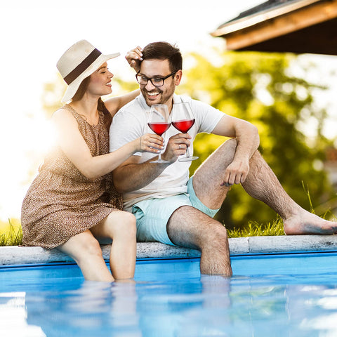 Crayline gift-ready pool wine glasses set perfect for celebrations.