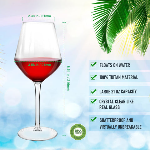 Crayline unbreakable pool glass floats smoothly on water.