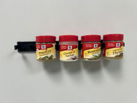 Crazy Chef strong adhesive offers dependable grip for spice jars