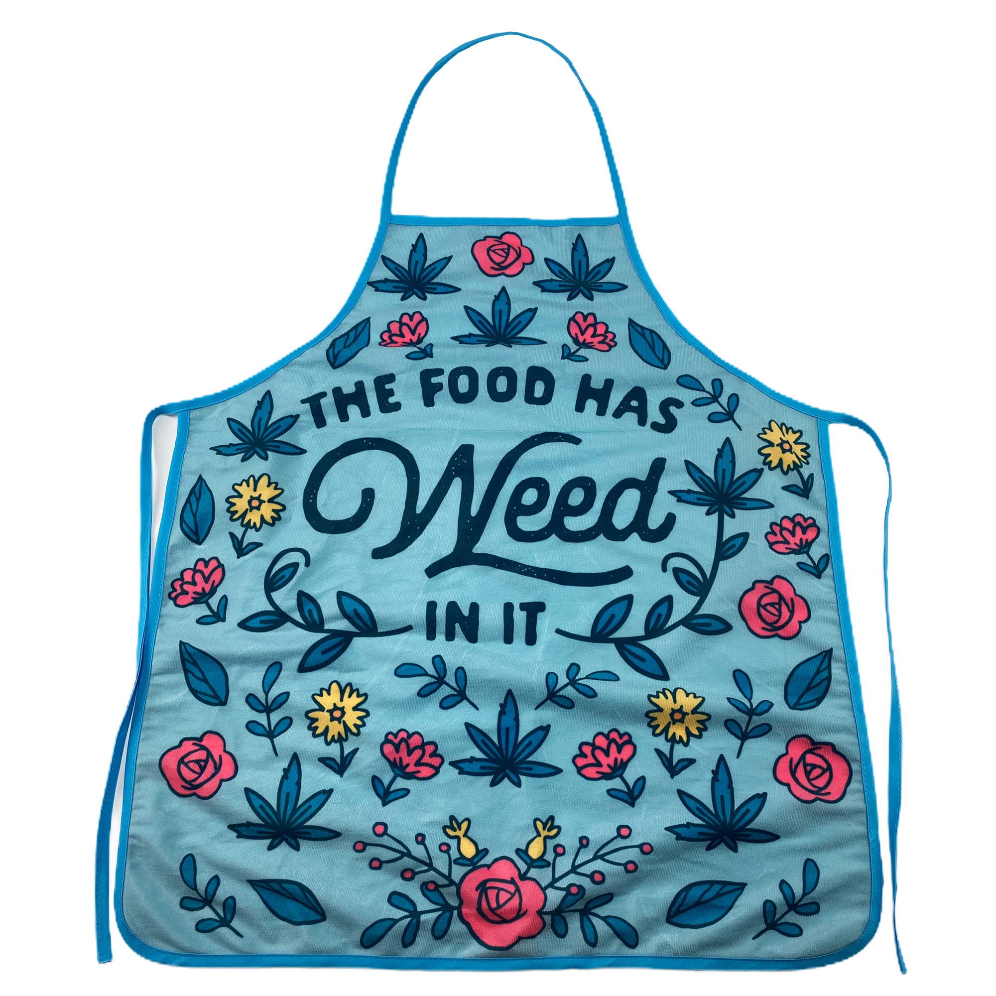 Crazy Dog T-Shirts food has weed green apron showcases bold kitchen style for home cooks at parties