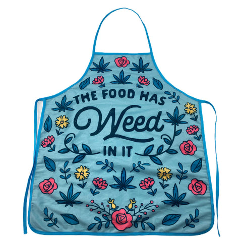 Crazy Dog T-Shirts food has weed green apron showcases bold kitchen style for home cooks at parties