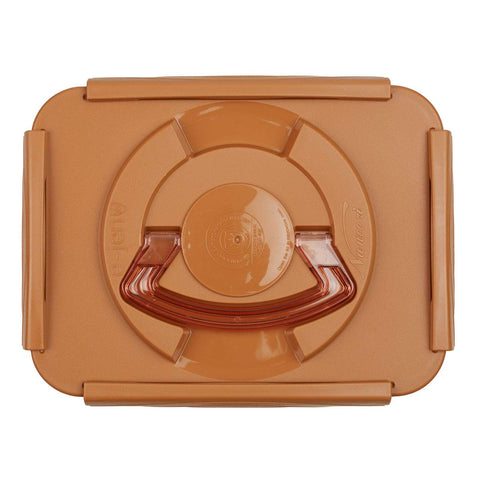 Crazy Korean Cooking Premium Kimchi Container high-quality polypropylene with natural clay for balanced porosity.