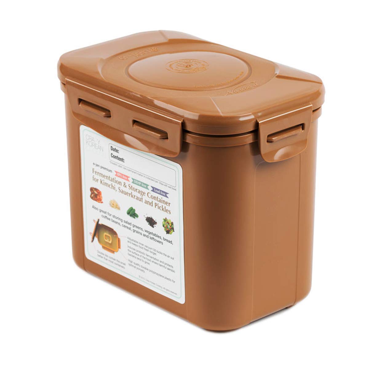 Crazy Korean Cooking surface protection feature preserves food texture in storage