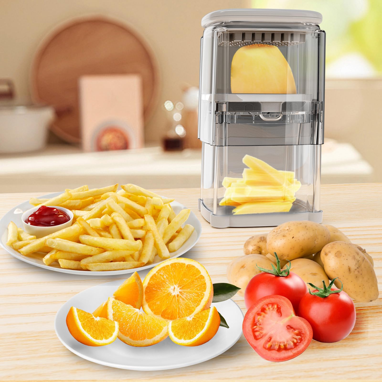 CrazyQueen dishwasher-safe design for quick cleanup after prep